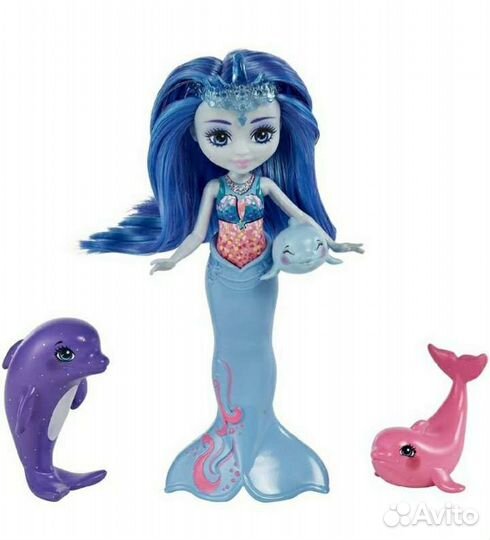 Кукла Enchantimals с семьёй питомцев новое