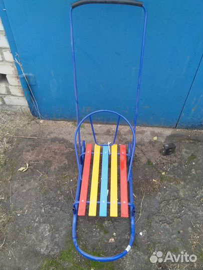 Детские зимние санки