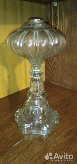 Лампа керосиновая Красный Октябрь стекло