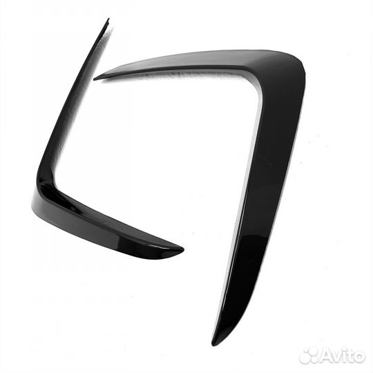 BMW G01 LCI накладки на передний бампер рестайлинг