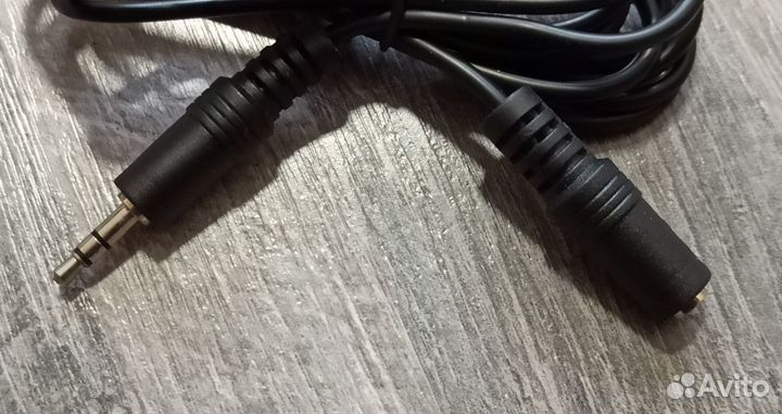 Кабель удлинительный 3.5 mm jack (розетка - вилка)