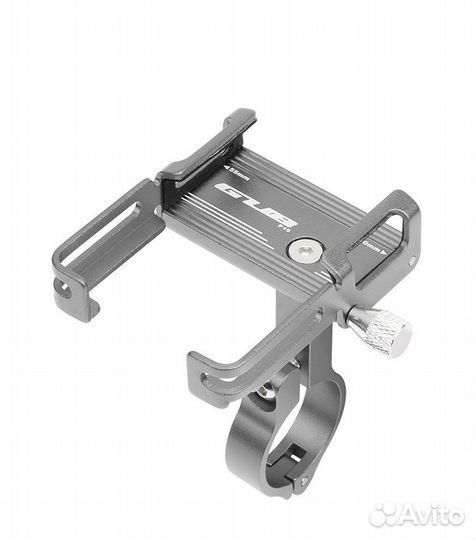 Крепление для телефона на велосипед GUB P10 с резинкой (Серебро-Черный)