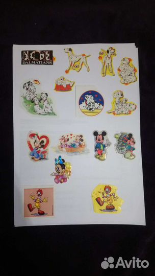 Наклейки 1990-2000 гг