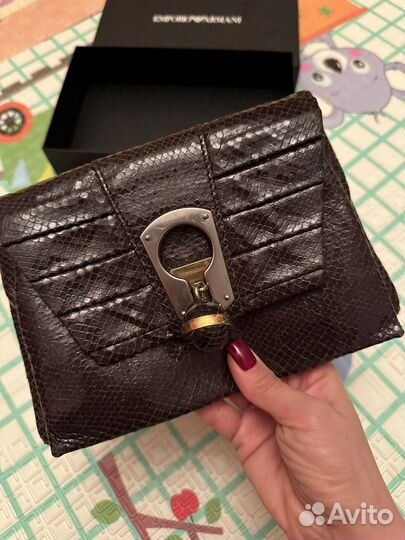 Emporio armani сумка кожа