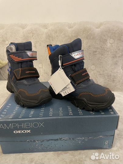 Зимние ботинки geox 27 новые. оригинал