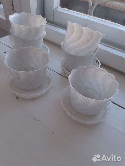 Горшки пластиковые для цветов