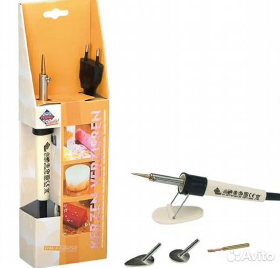 Прибор для декорирования свечей с насадками