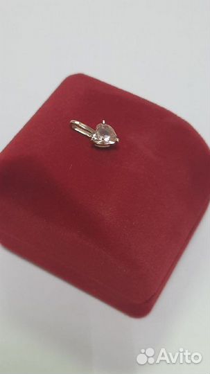 Е.О. Кулон с камнем, золото 585 (id 64255)