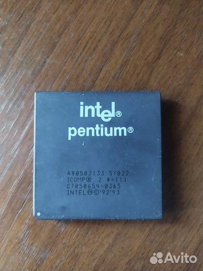 Процессор intel pentium