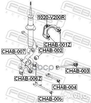 Сайлентблок chevrolet epica 03-15 тяги