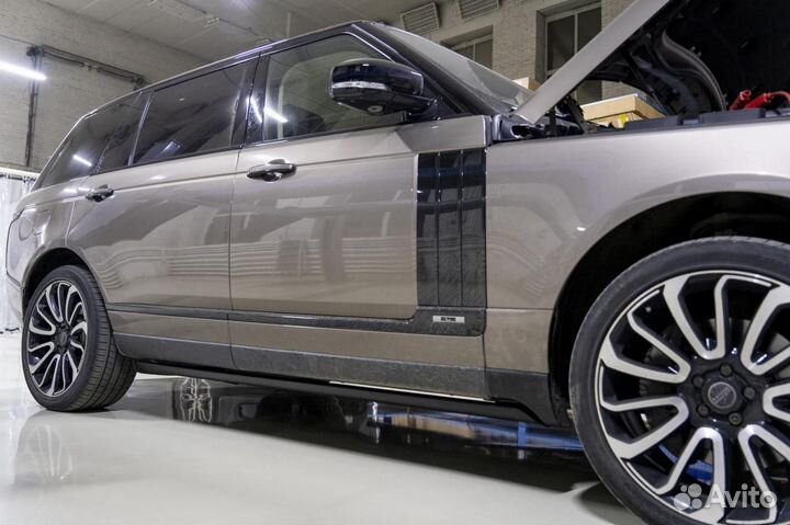 Выдвижные пороги ATS Range Rover L405 Vogue long