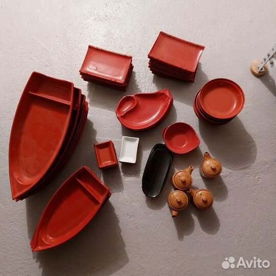 Посуда для японской кухни. evfr vnlson melamine