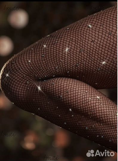 Колготки со стразами