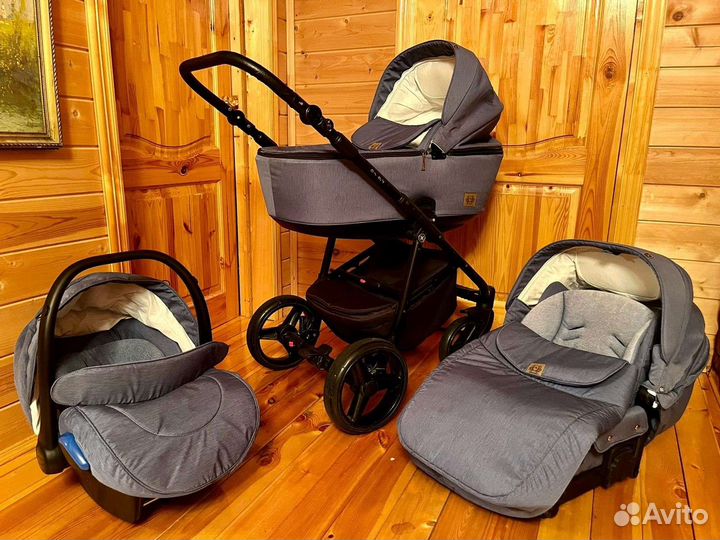 Коляска adamex reggio 3 в 1