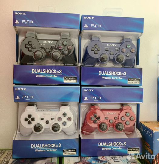Геймпады для Ps4, Ps3, Xbox360, Ps1 Новые