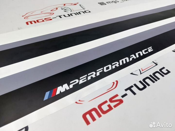 Наклейки на пороги BMW Х3 G01 M-Perfomance