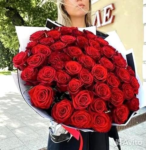 51 роза цветы с доставкой
