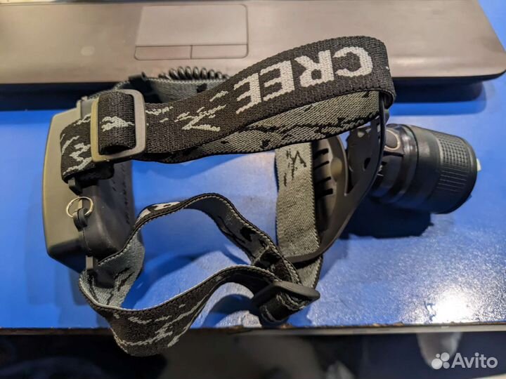 Налобный фонарь очень яркий с аккумуляторами