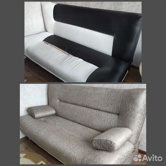 Перетяжка мебели,ремонт и реставрация