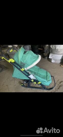 Детские санки коляска ника 7-3