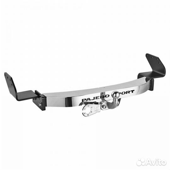 Фаркоп Паджеро Спорт 1 с нерж.пластиной