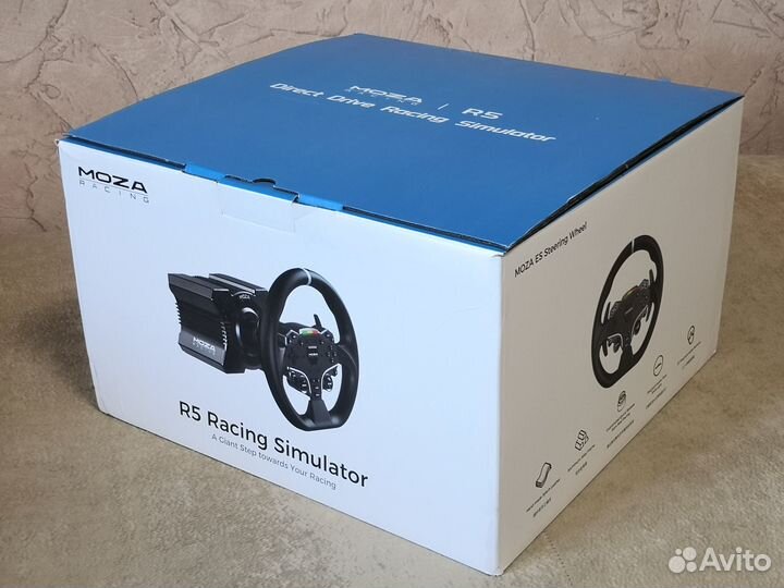 Moza Racing R5 Bundle с модами на руль и тормоз