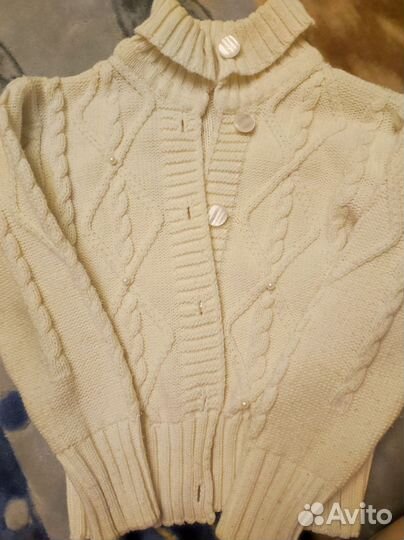Теплая кофта для девочки