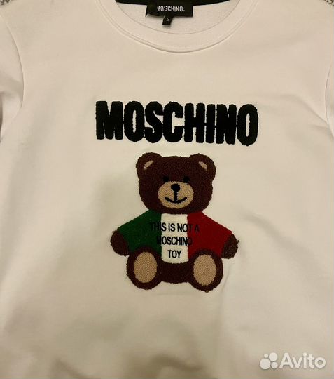 Свитшот moschino с мишкой оригинал