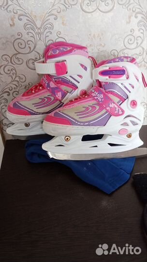Коньки детские раздвижные 31-34