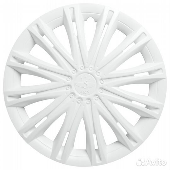 Колпаки колесные 15 Скай белый комплект 2 шт