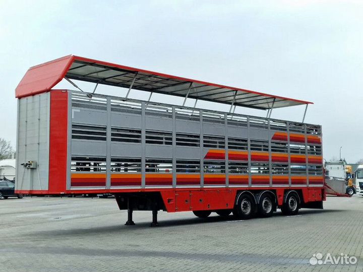 Полуприцеп для перевозки скота Pezzaioli SBA31 3+3, 2013