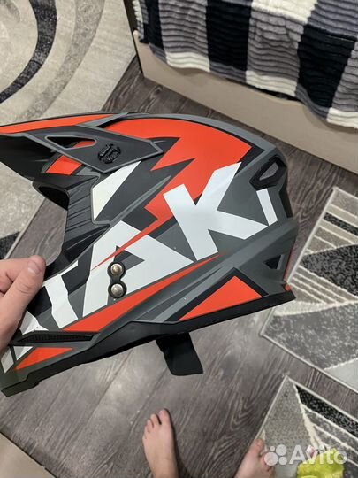 Кроссовый шлем Ataki размер S 55/56