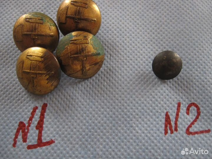 Старинные пуговицы Бр. Бух, Копейкин и другие