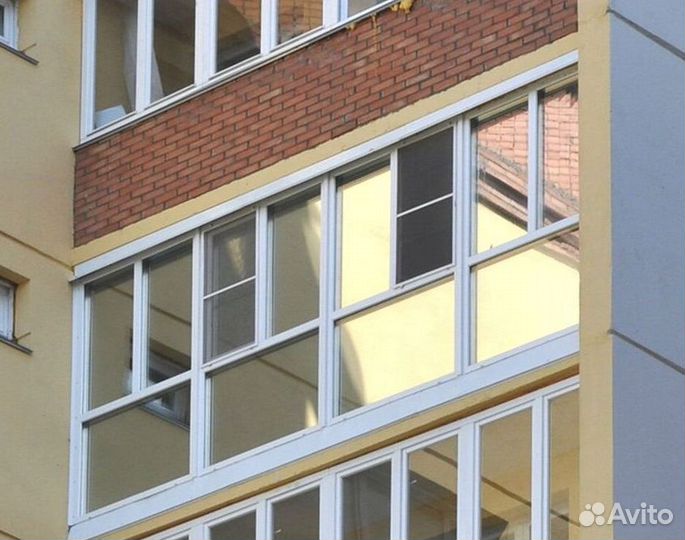 Остекление балконов и лоджий под ключ P7269