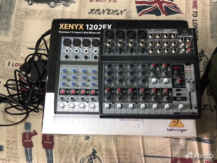 Микшерный пульт behringer xenyx1202fx