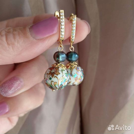 Серьги и браслет