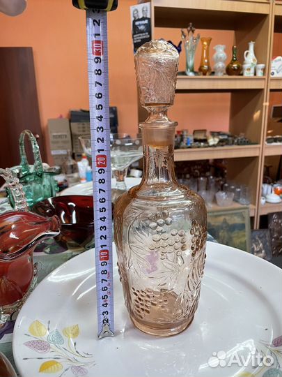 Графин стекло старинный