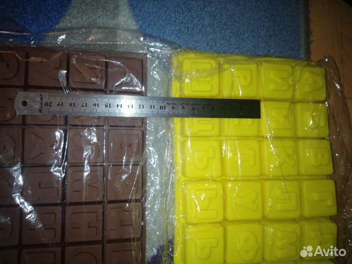 Форма для шоколадных букв. Алфавит. Подарок