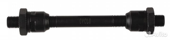 Ось задней втулки Weldtite, с конусом, под эксцентрик 10.0х145 мм., Cr-Mo