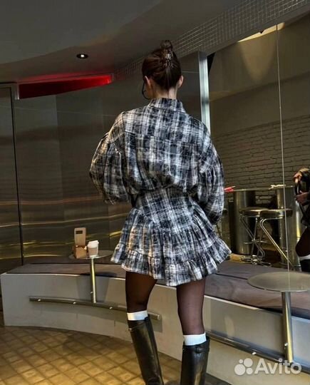 Женский костюм рубашка юбка