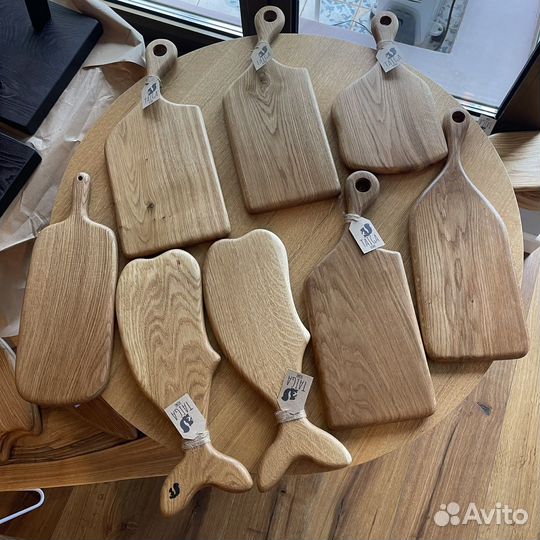 Разделочные доски из дерева ореха, дуба и ясеня