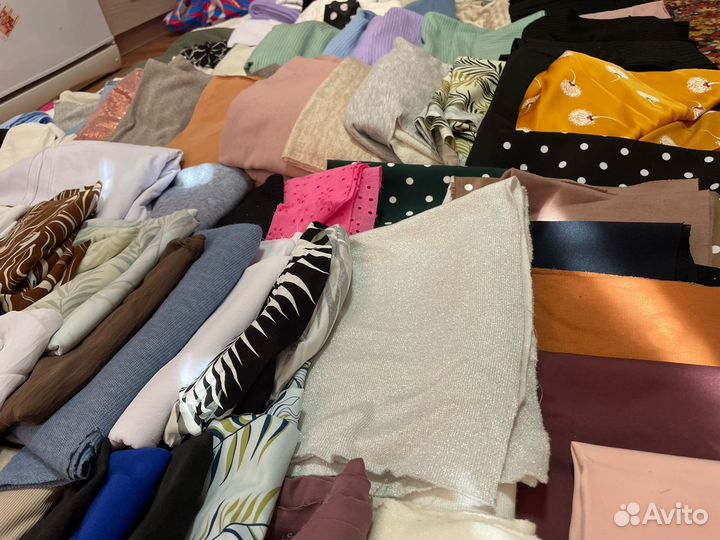 Отрезы ткани пакетом