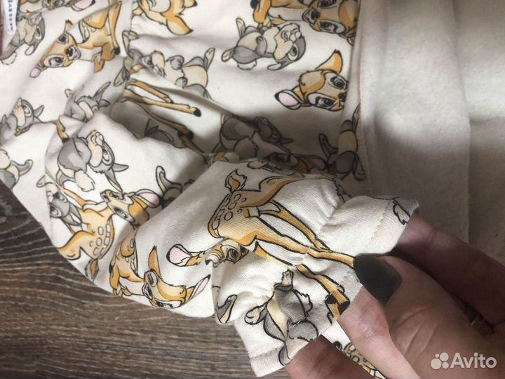 Платье для девочки теплое rezerved 80 см на годик