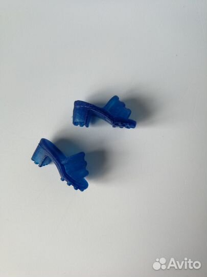 Мюли-спорт Mattel голубые для Барби