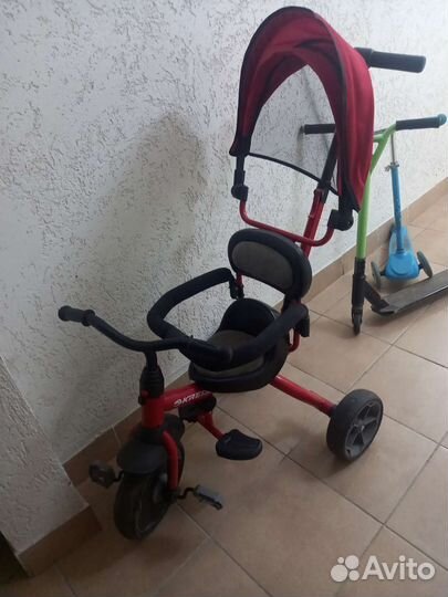 Детский трехколесный велосипед бу