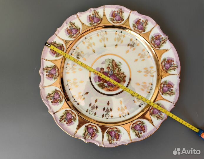 Фарфоровое блюдо 31см Японский фарфор