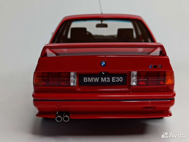 Bmw M3 E30 1989 Red 1:18 Ottomobile