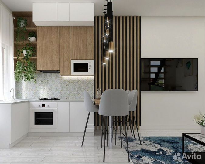 Кухня под потолок бюджетная