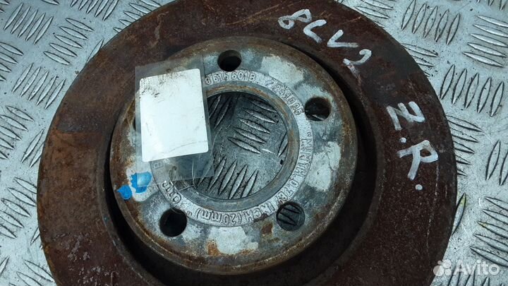 Диск тормозной задний Audi A8 D2/4D рест. 2001