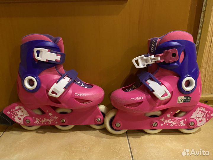Роликовые коньки детские раздвижные 26